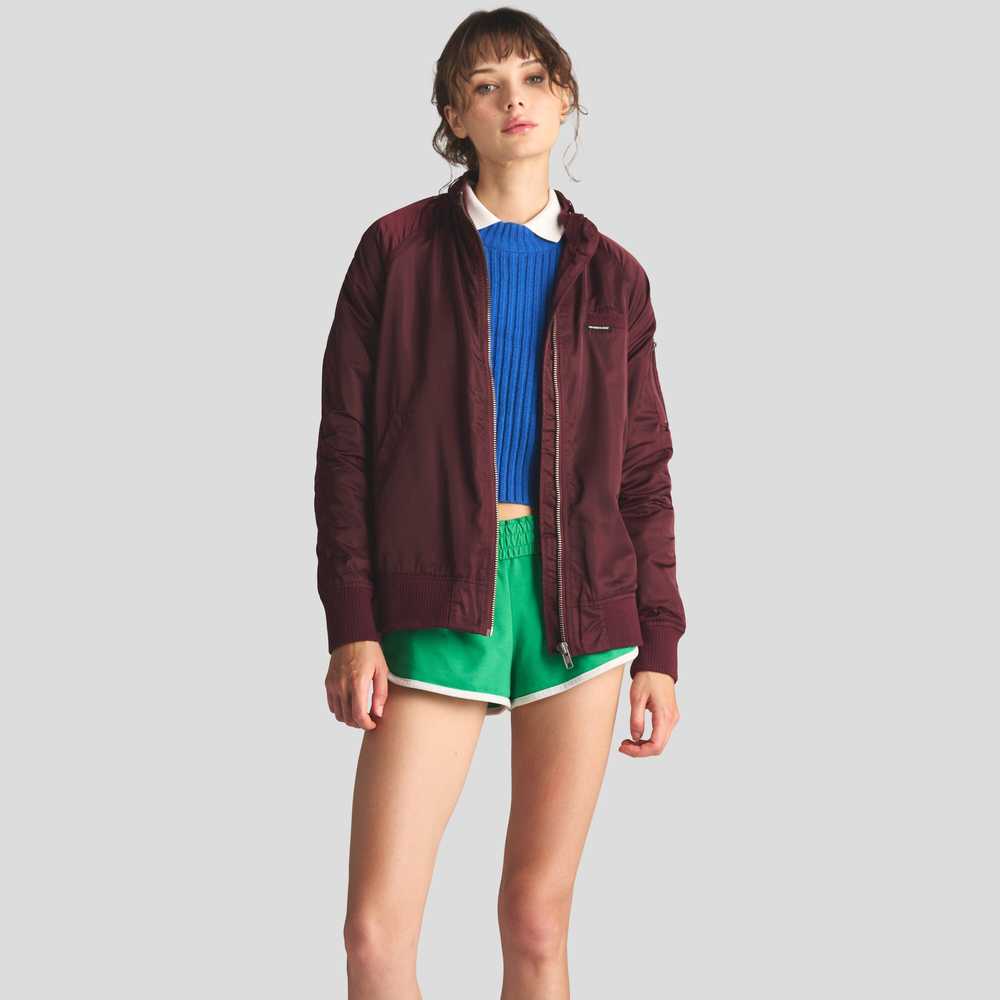 Women's Satin Bomber Jacket